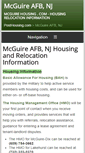 Mobile Screenshot of mcguirehousing.com